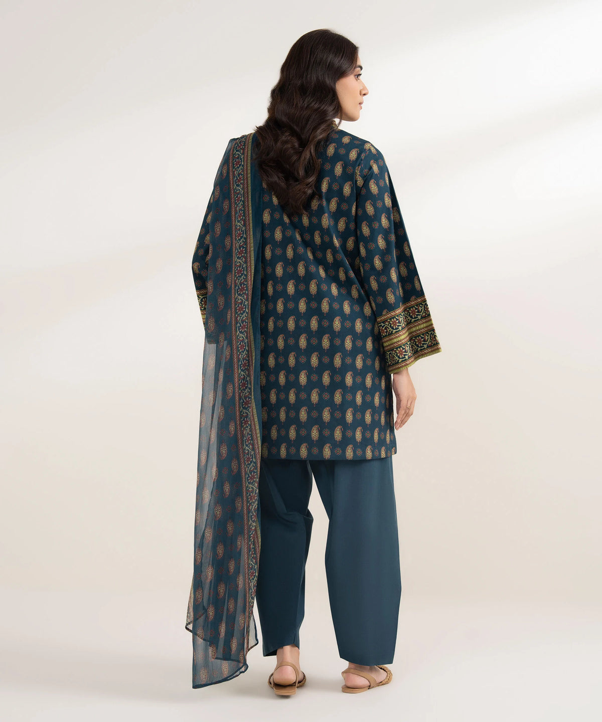 3 Piece - Printed Lawn Suit