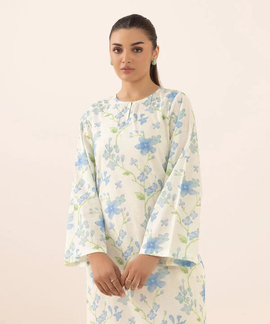 Printed Crosshatch Shirt
