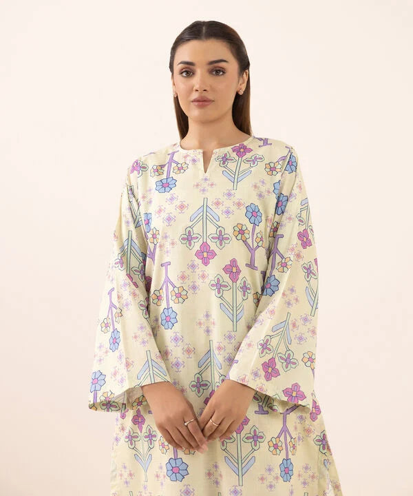 Printed Crosshatch Shirt