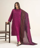 3 Piece - Printed Khaddar Suit