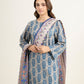 3 Piece - Printed Khaddar Suit