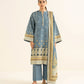 3 Piece - Printed Cotton Suit