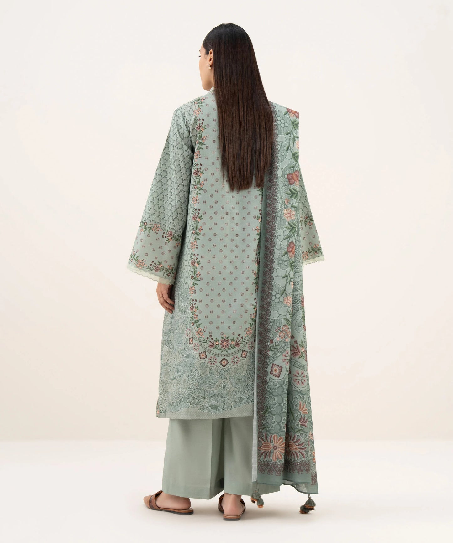 3 Piece - Printed Lawn Suit