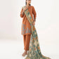 3 Piece - Embroidered Light Khaddar Suit