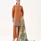 3 Piece - Embroidered Light Khaddar Suit