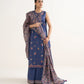 3 Piece - Embroidered Cotton Suit