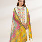 3 Piece - Embroidered Cotton Suit