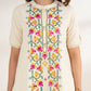 3 Piece - Embroidered Cotton Suit