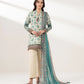 3 Piece - Embroidered Cotton Suit