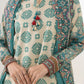 3 Piece - Embroidered Cotton Suit