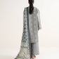 3 Piece - Embroidered Cotton Suit