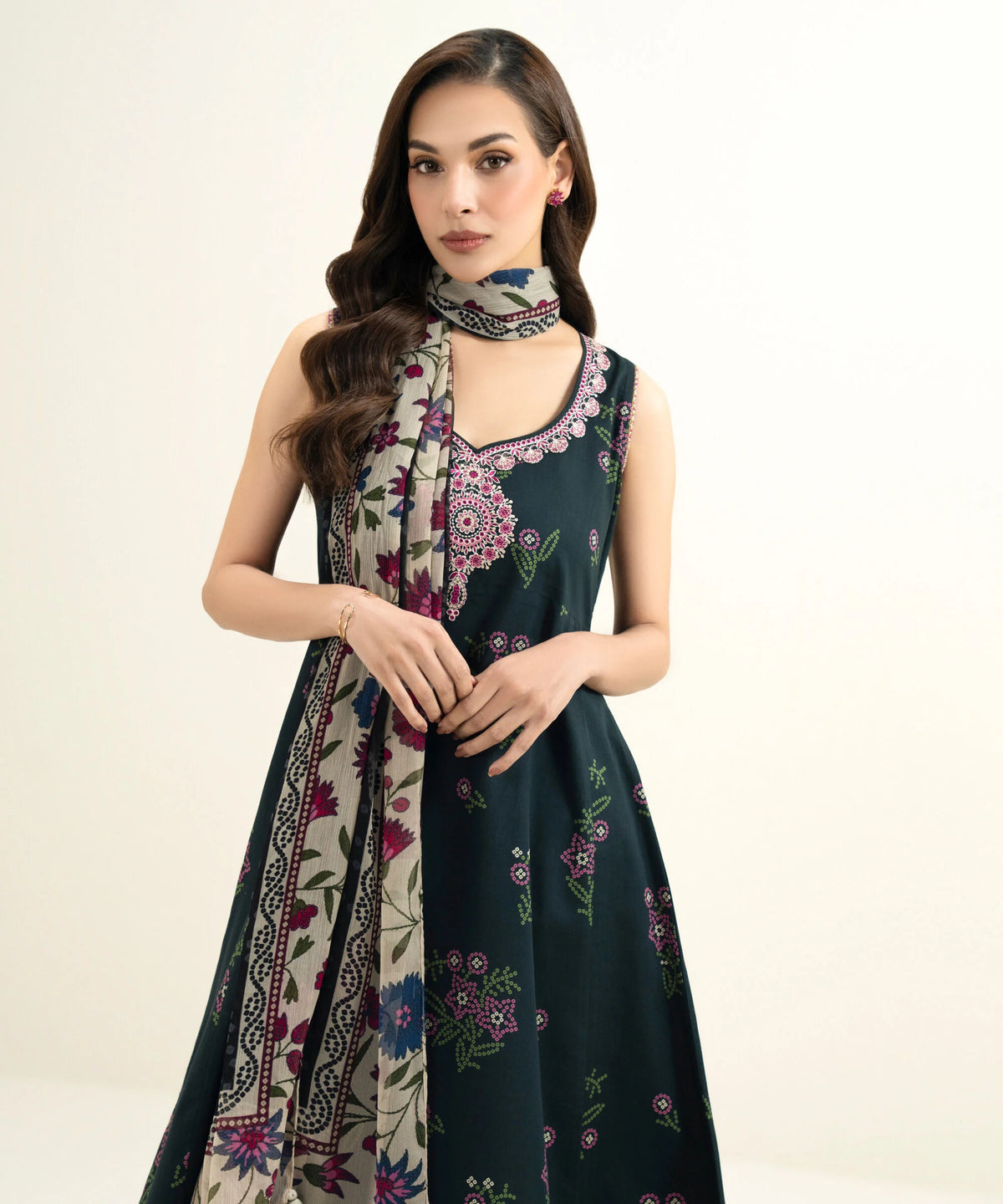 3 Piece - Embroidered Lawn Suit