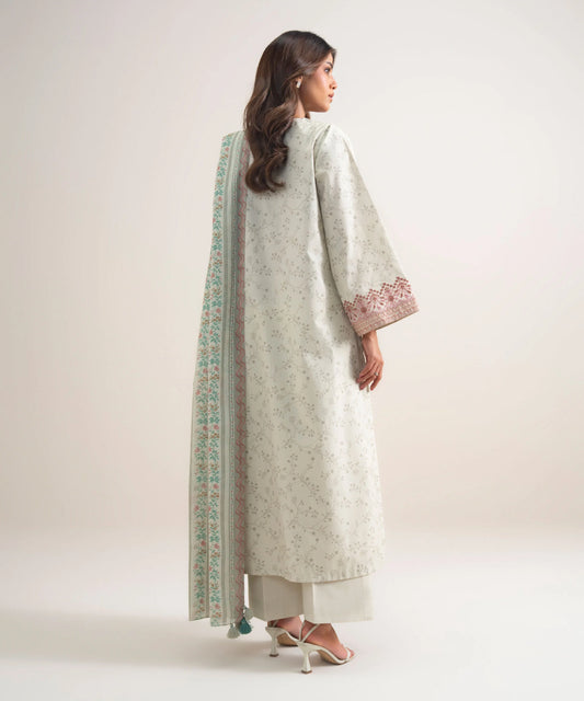 3 Piece - Embroidered Lawn Suit