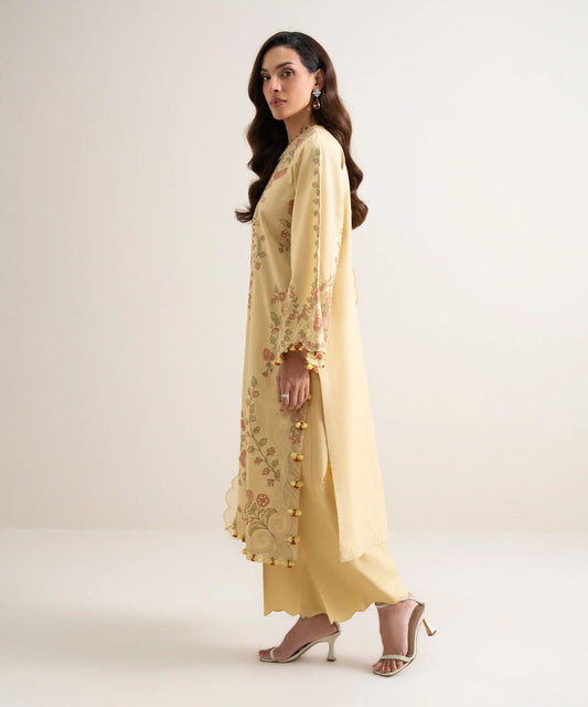 3 Piece - Embroidered Lawn Suit