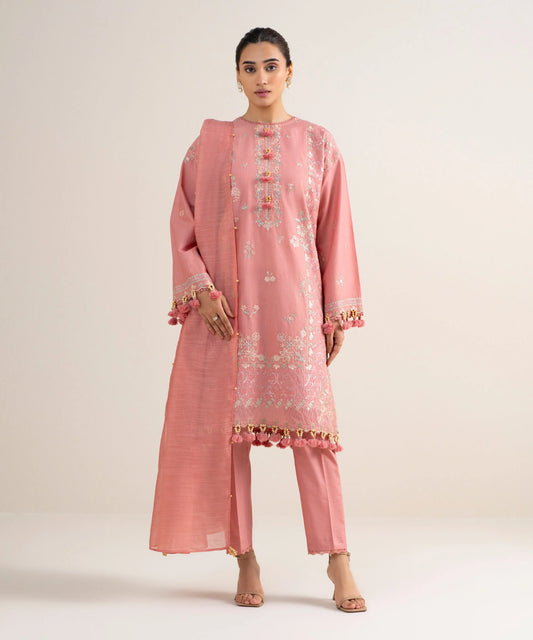 3 Piece - Embroidered Lawn Suit