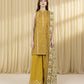 3 Piece - Embroidered Zari Lawn Suit