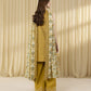 3 Piece - Embroidered Zari Lawn Suit