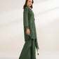 3 Piece - Embroidered Cotton Suit
