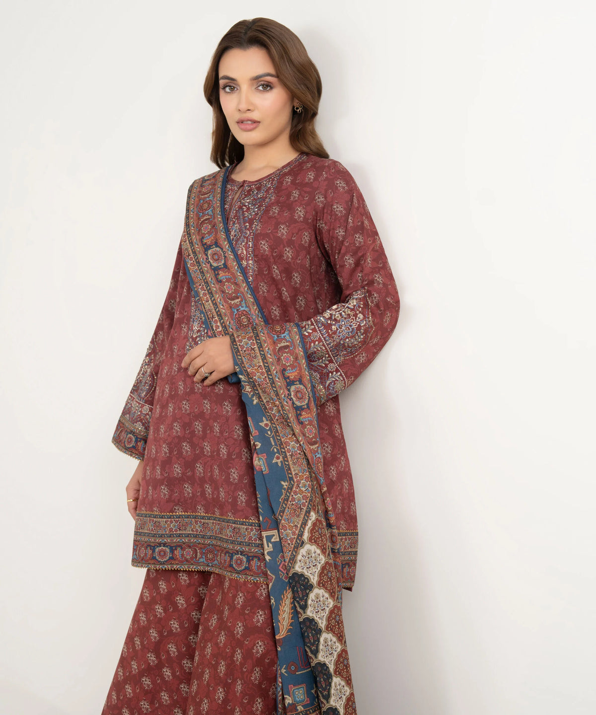 3 Piece - Embroidered Lawn Suit