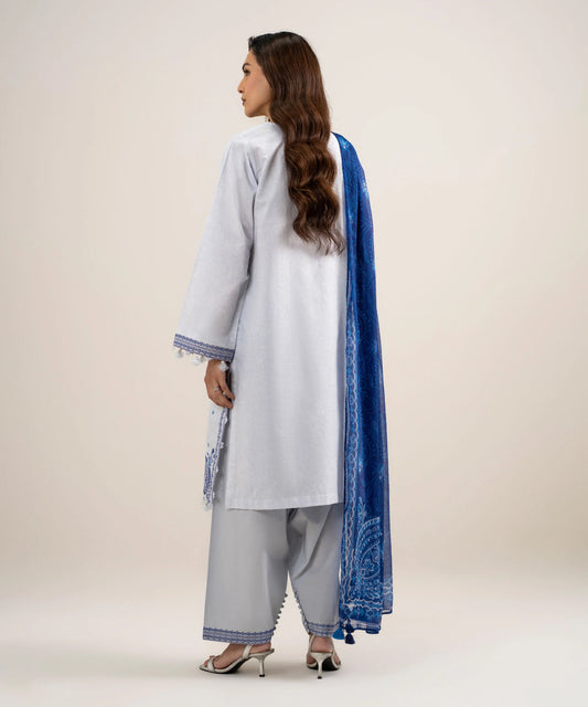 3 Piece - Embroidered Lawn Suit