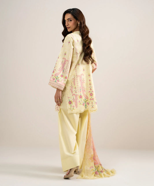 3 Piece - Embroidered Lawn Suit