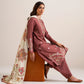3 Piece - Embroidered Linen Suit