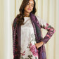 3 Piece - Printed Satin Suit