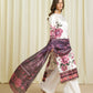 3 Piece - Printed Satin Suit