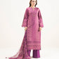 3 Piece - Embroidered Silk Suit