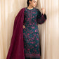 3 Piece - Embroidered Khaddar Suit