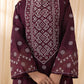3 Piece - Embroidered Khaddar Suit