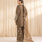 3 Piece - Embroidered Dobby Suit