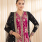 3 Piece - Embroidered Jacquard Suit