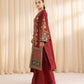 3 Piece - Embroidered Jacquard Suit