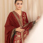 3 Piece - Embroidered Jacquard Suit