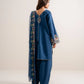 3 Piece - Embroidered Cotton Viscose Suit