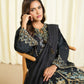 3 Piece - Embroidered Cotton Jacquard Suit