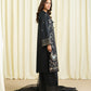 3 Piece - Embroidered Cotton Jacquard Suit