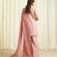 3 Piece - Embroidered Cotton Jacquard Suit