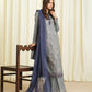 3 Piece - Embroidered Cotton Jacquard Suit
