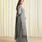 3 Piece - Embroidered Cotton Jacquard Suit