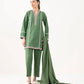 3 Piece - Embroidered Light Khaddar