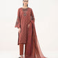 3 Piece - Embroidered Viscose Suit