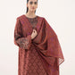 3 Piece - Embroidered Viscose Suit