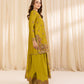 3 Piece - Embroidered Cotton Net Suit
