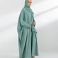 Embroidered Kaftan Abaya Set