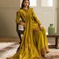 3 Piece - Embroidered Cotton Net Suit