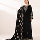 Embroidered Velvet Dupatta