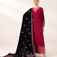 Embroidered Velvet Dupatta