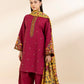 3 Piece - Embroidered Light Khaddar Suit